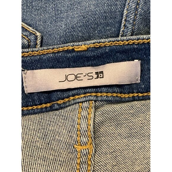 Joe's Women High Rise Wide Leg Medium Wash Jeans Zip Close Cotton Stretch New - Picture 6 of 9